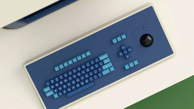 复刻《人生切割术》键盘：73键布局+轨迹球九游会J9Atomic Keyboards(图1)