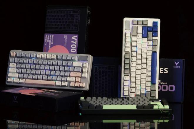 雷柏V700DIY-75多模机械键盘九游会登录j9入口小巧便携可玩性强！(图12)